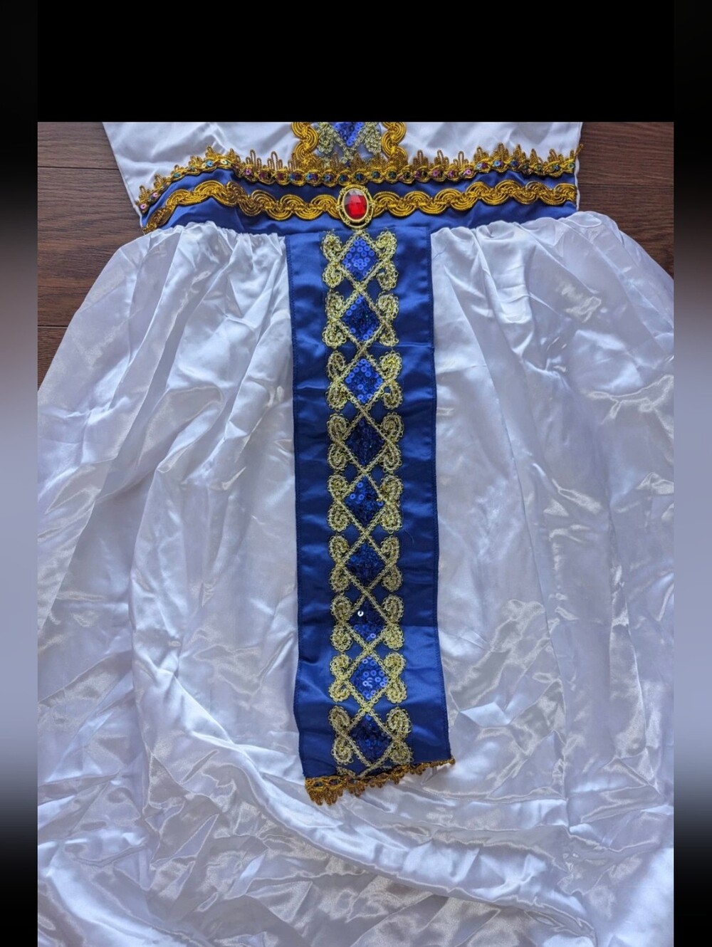 ReliBeauty Egyptian Queen Cleopatra 3 Piece Costume Girls Size 150 10 / 12 NWT - Picture 5 of 13